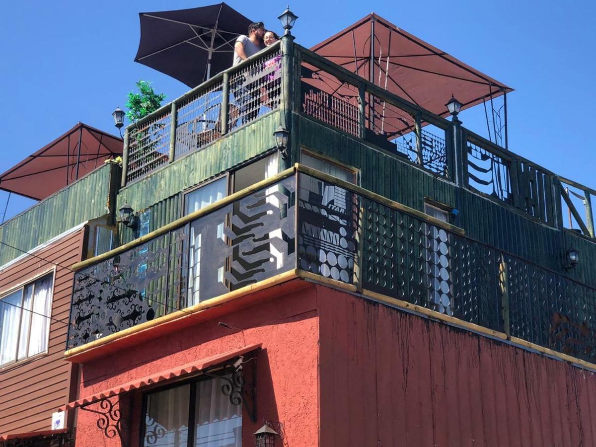 Valpo Arte Hostel Valparaiso Bagian luar foto